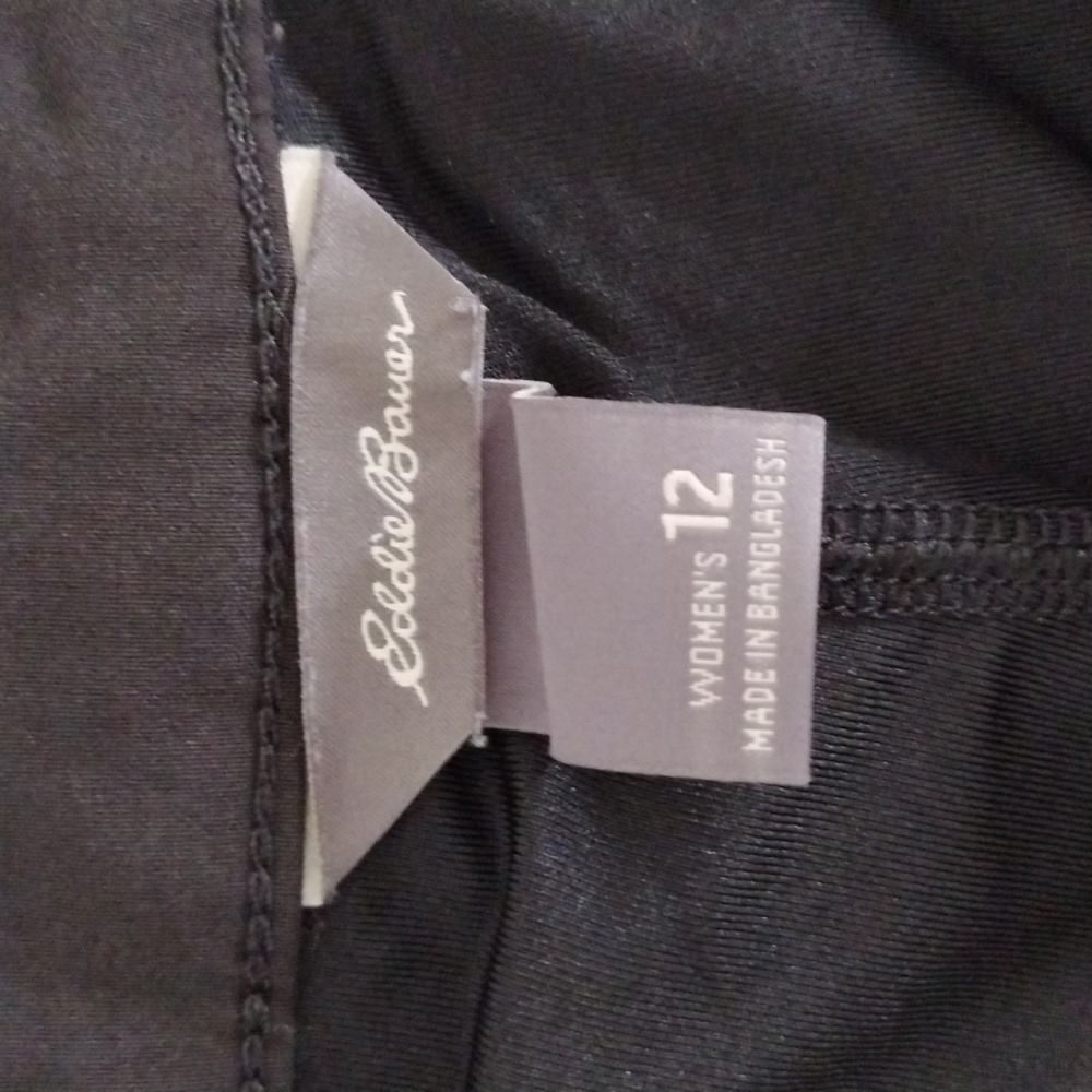 Eddie Bauer Black Cargo Skort Women's Size 12 Pockets Pre-owned Sportswear - Picture 3 of 12
